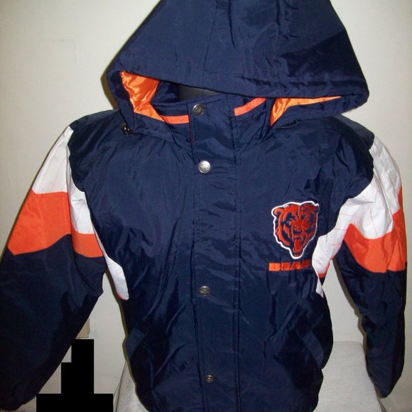 CHICAGO BEARS STARTER NFL Hooded Jacket 5X - Picture 4 of 14